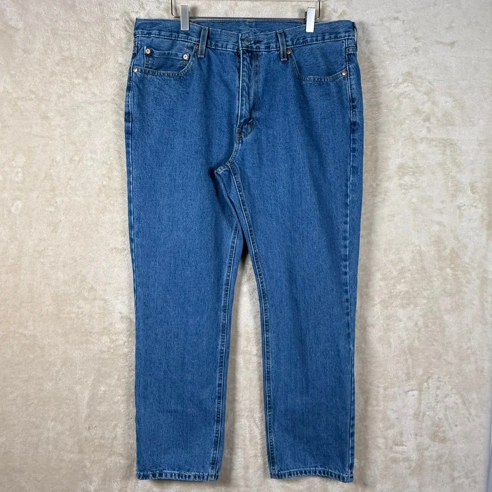 Levi's 541 Athletic Fit‎ Jeans Mens W38 L32 Comfort Stretch Blue Denim